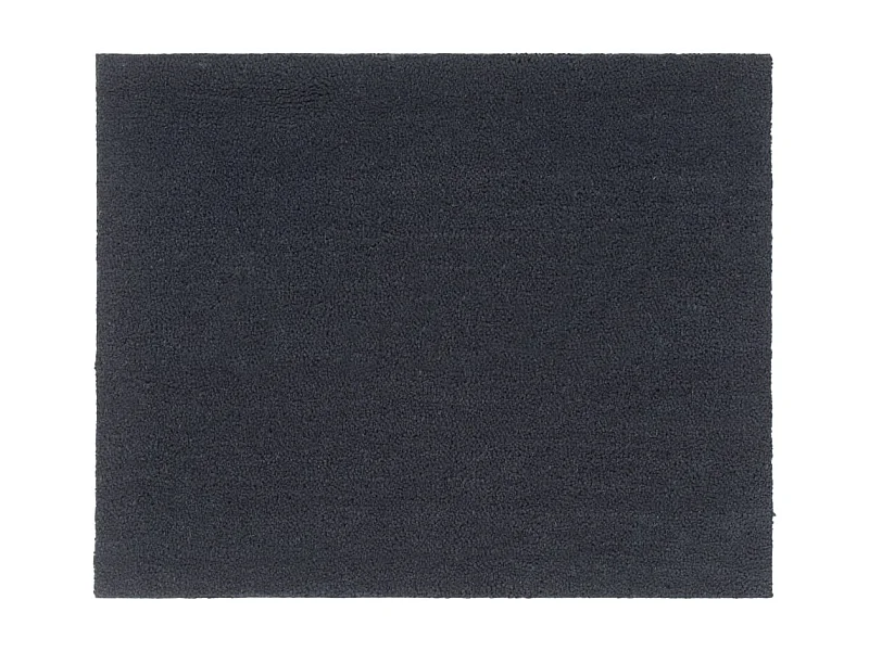 Felpudo gris oscuro 80x100 cm fibra de coco capitoné