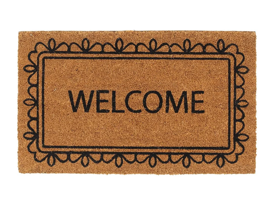 Natürliche Fußmatte 45x75 cm, getuftete Kokosfaser