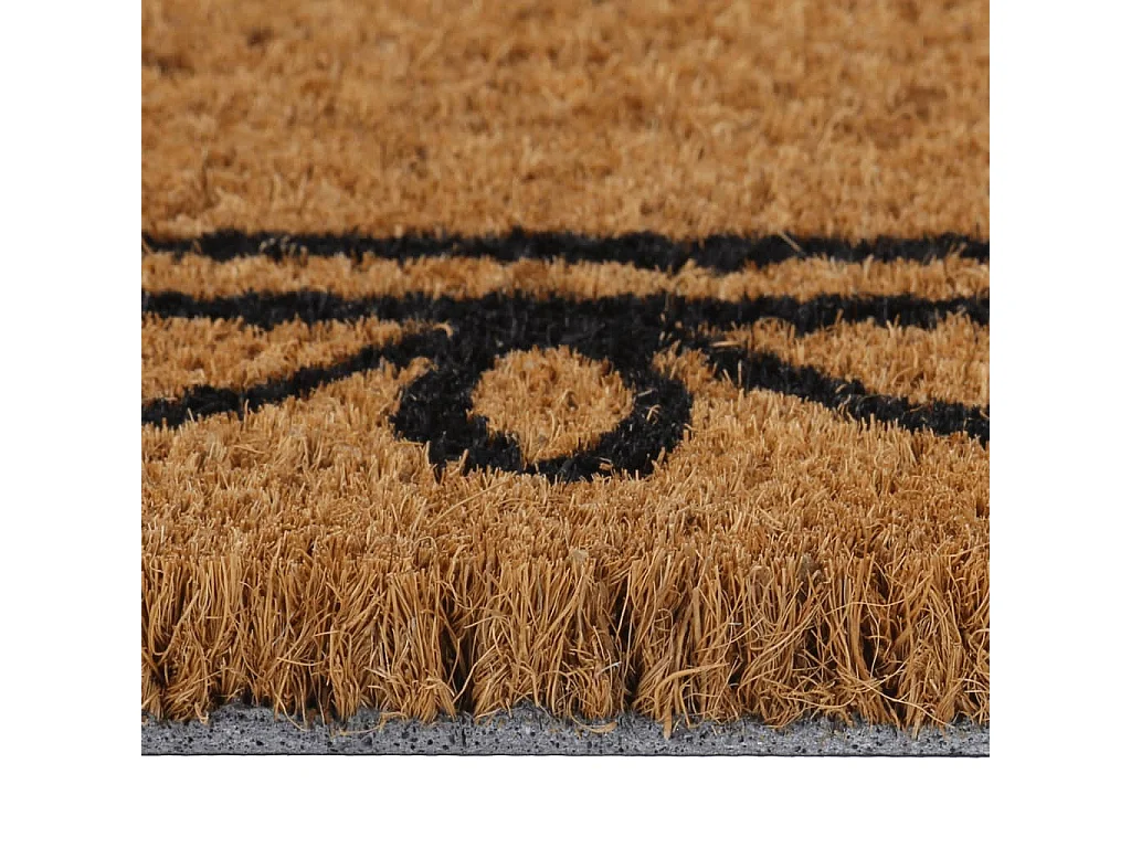 Zerbino naturale 45x75 cm in fibra di cocco capitonnè