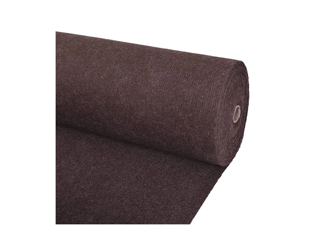 Tappeto millerighe per esposizione 1,2x15 m Marrone