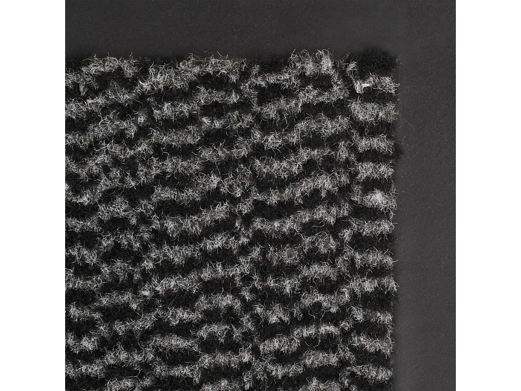 Paillassons rectangulaires 2 pcs 80 x 120 cm Anthracite