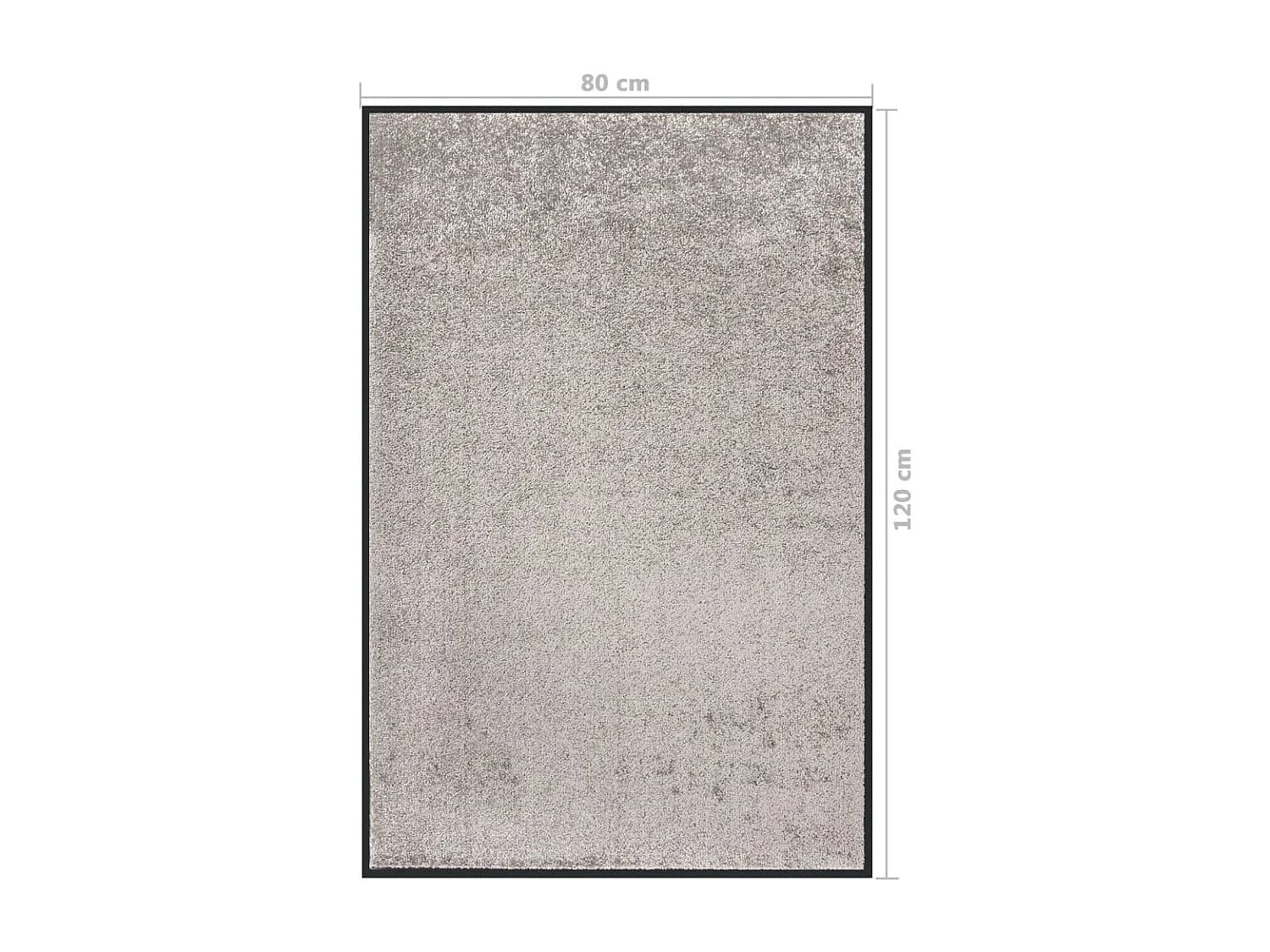 Felpudo Gris 80x120 cm