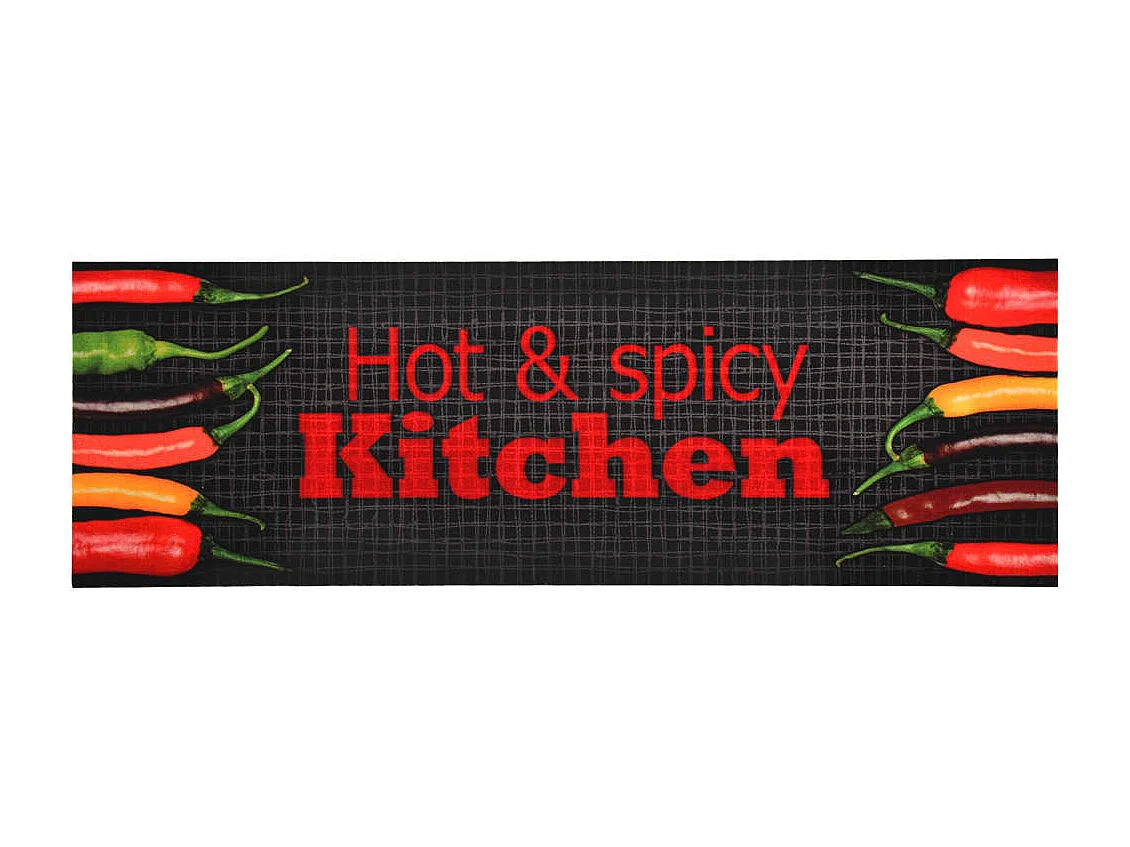 Tappetino da cucina lavabile Hot & Spicy 60x300 cm