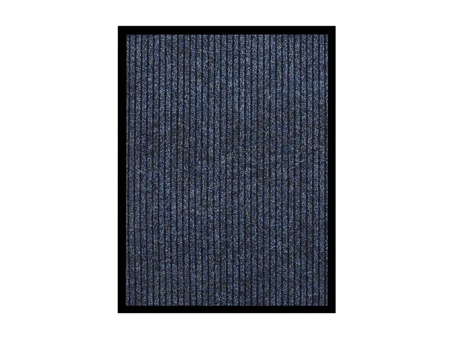 Blau gestreifte Fußmatte 60x80 cm