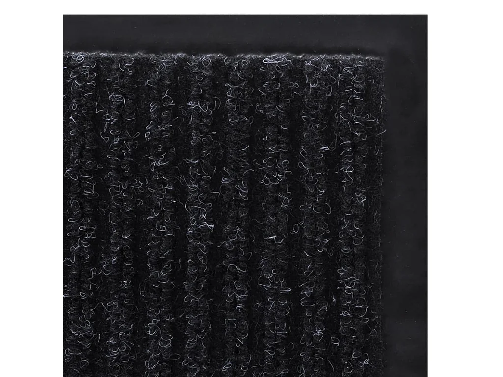 Felpudo de PVC negro 90 x 150 cm