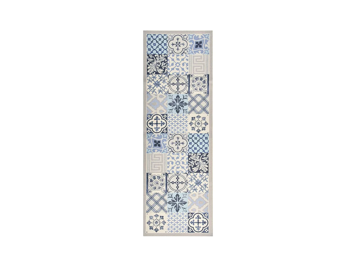 Tapis de sol de cuisine lavable Mosaïque 45x150 cm