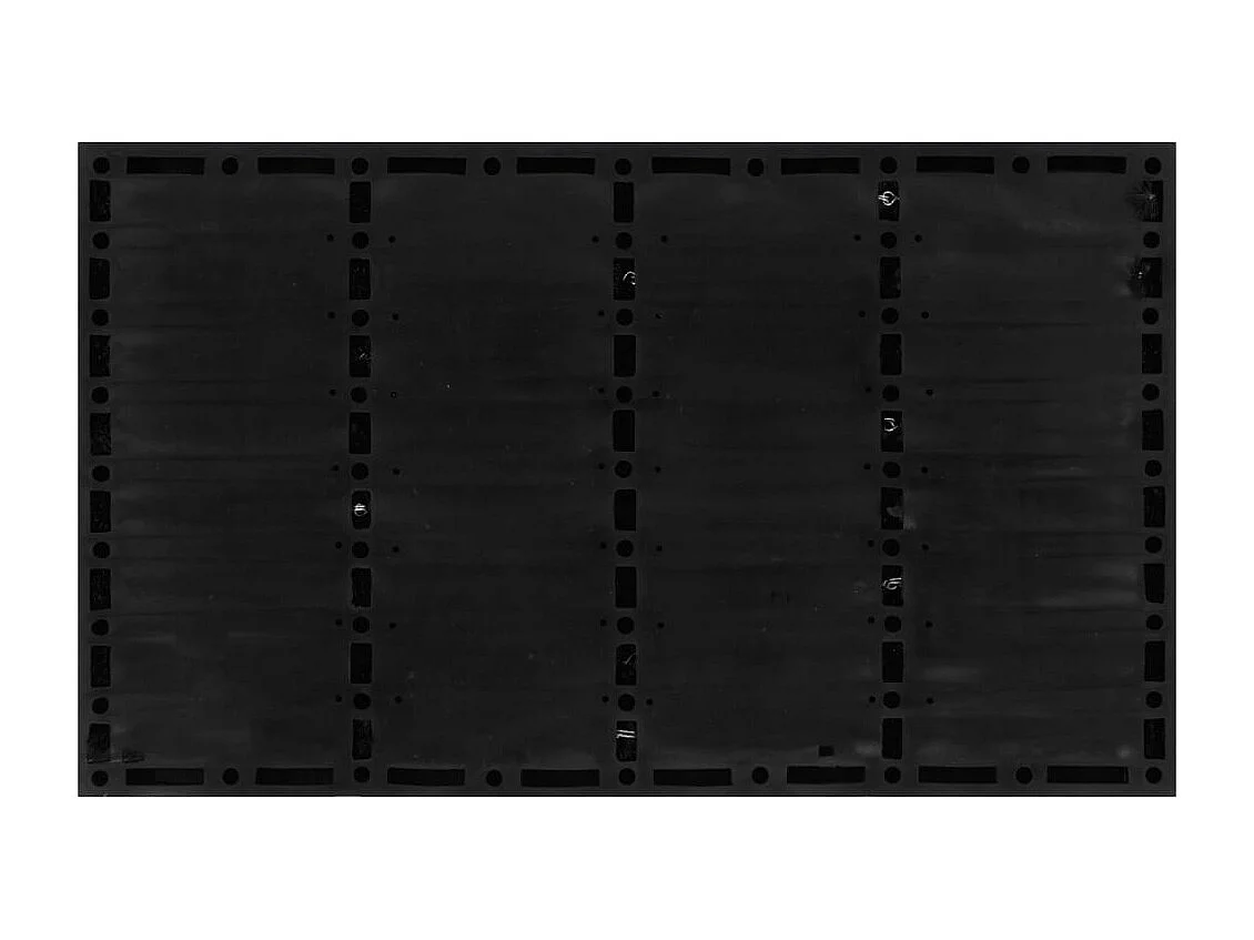 Felpudo rectangular 45x75 cm caucho y fibra de coco