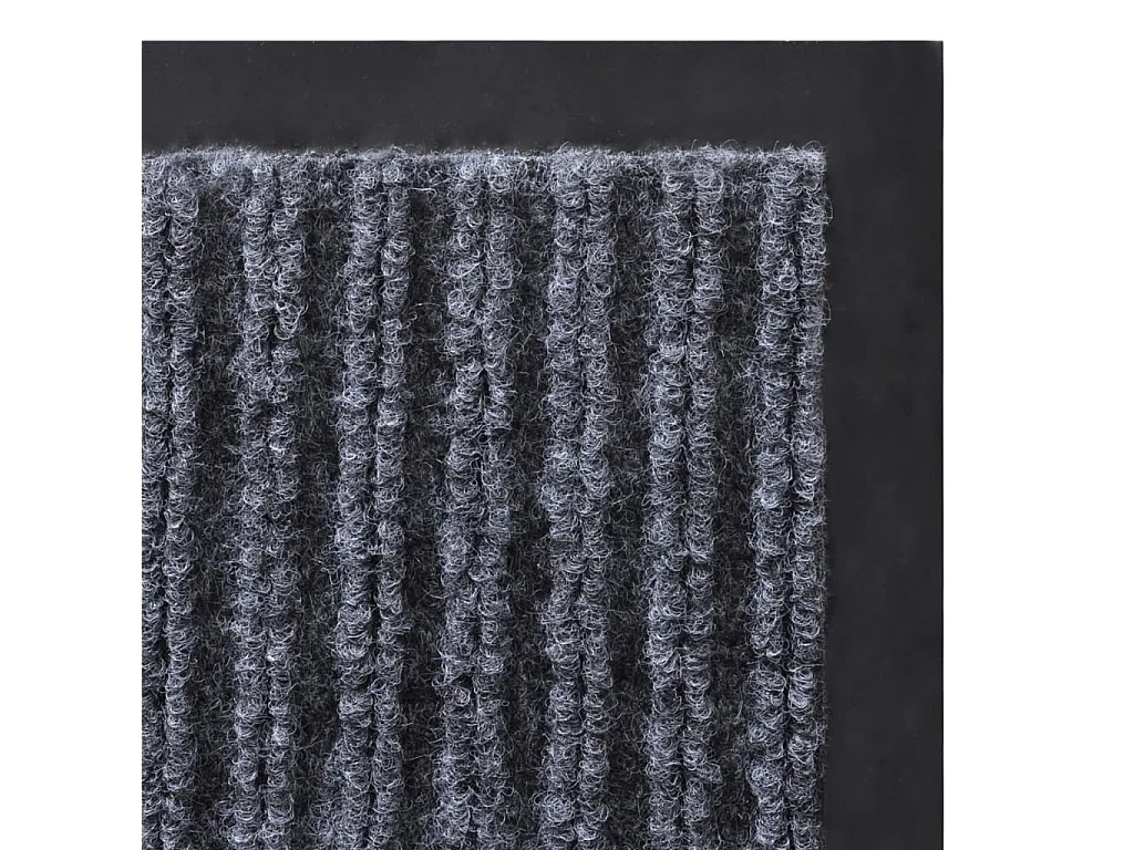 Tappeto d'ingresso in PVC grigio 90 x 150 cm