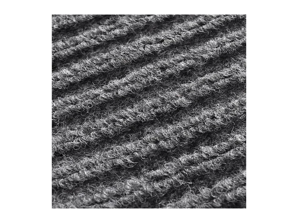 Tappeto d'ingresso in PVC grigio 90 x 150 cm