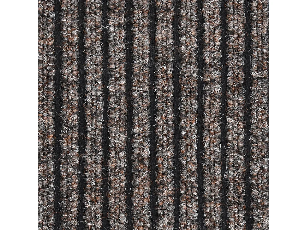 Zerbino a righe beige 60x80 cm