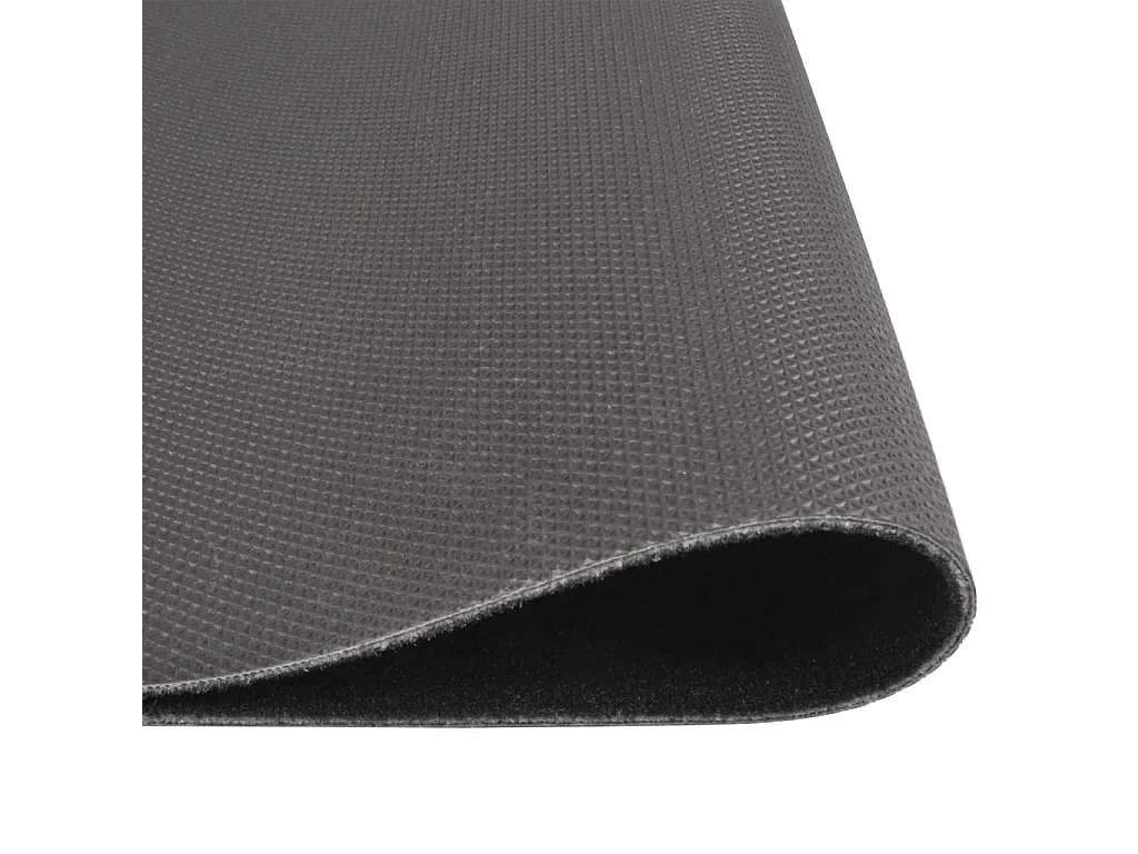 Tapis de cuisine lavable impression cuisine noir 45x150 cm
