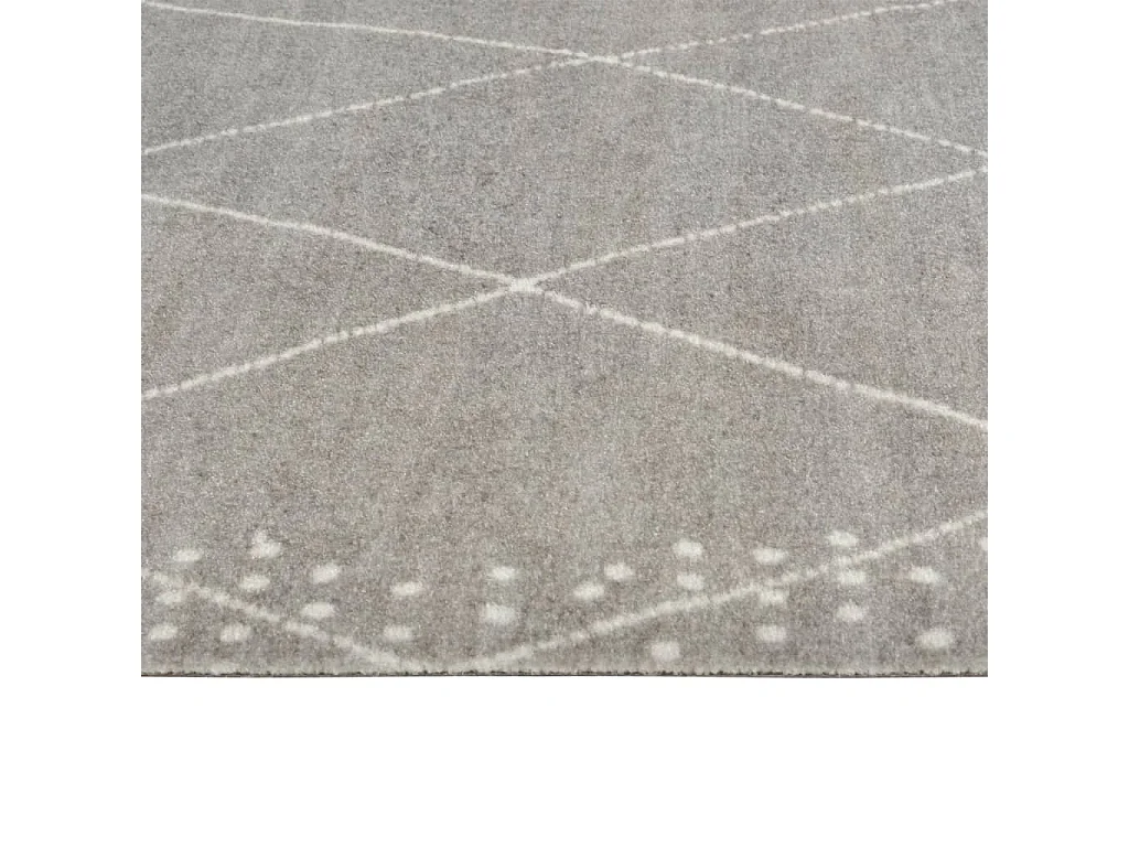 Alfombra de cocina lavable estampado rombos terciopelo 60x300 cm