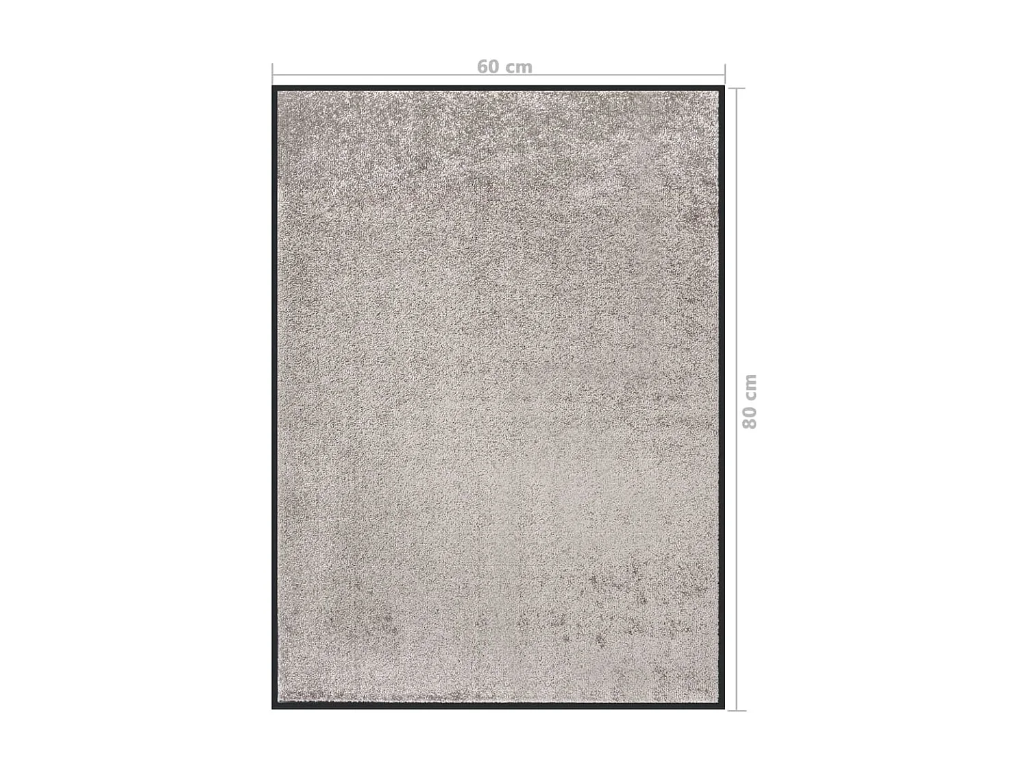 Paillasson Gris 60x80 cm