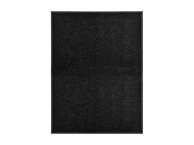 Felpudo lavable Negro 90x120 cm