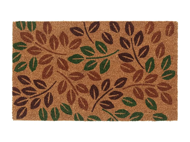 Tapis de porte naturel 45x75 cm fibre de coco touffeté