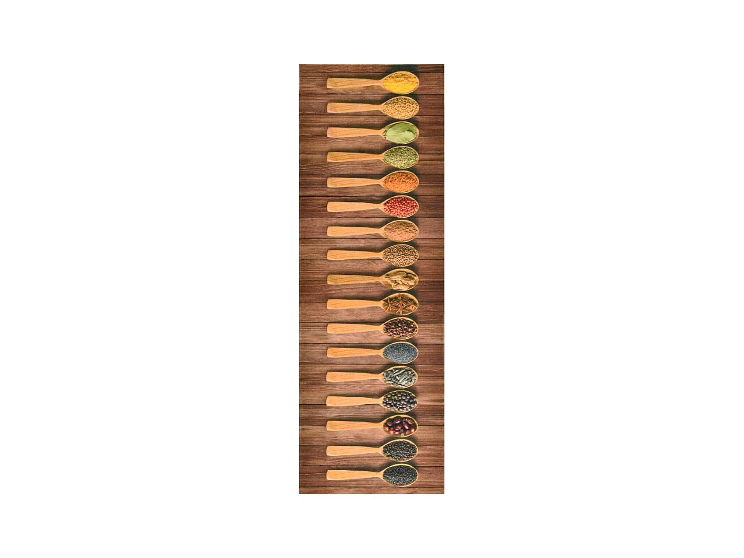 Colher de tapete de cozinha lavável 60x180 cm