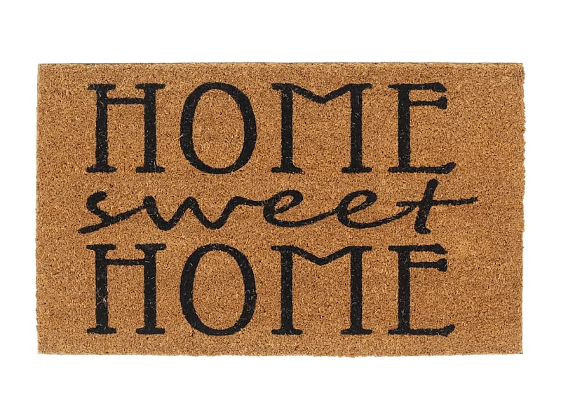 Felpudo natural 45x75 cm fibra de coco capitoné