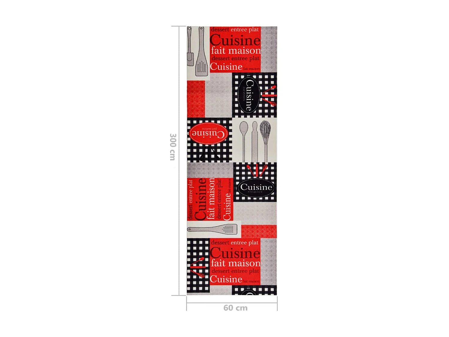 Tappeto da cucina lavabile Cucina 60x300 cm