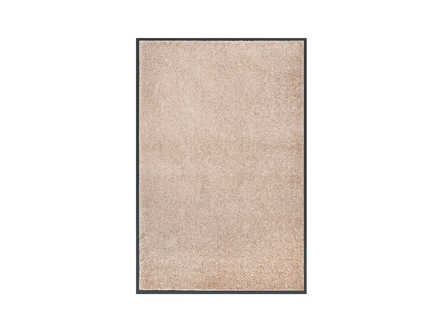 Beige Fußmatte 80x120 cm