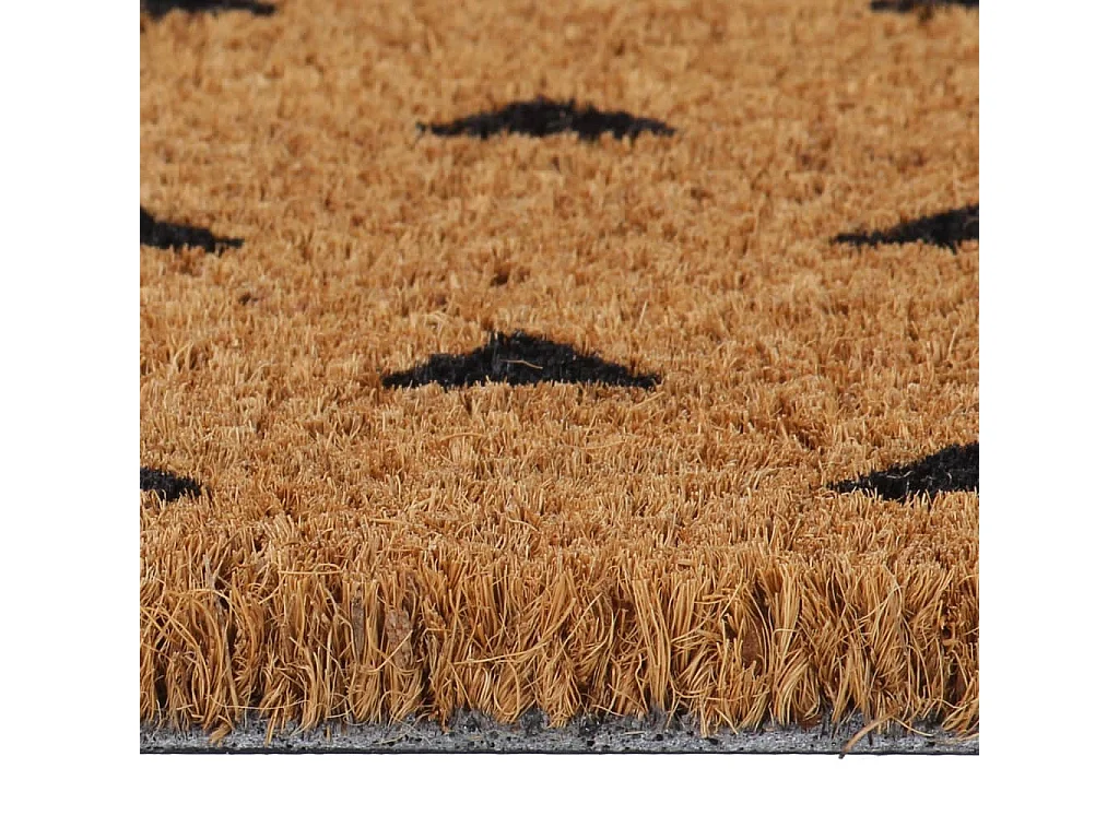 Zerbino naturale 45x75 cm in fibra di cocco capitonnè