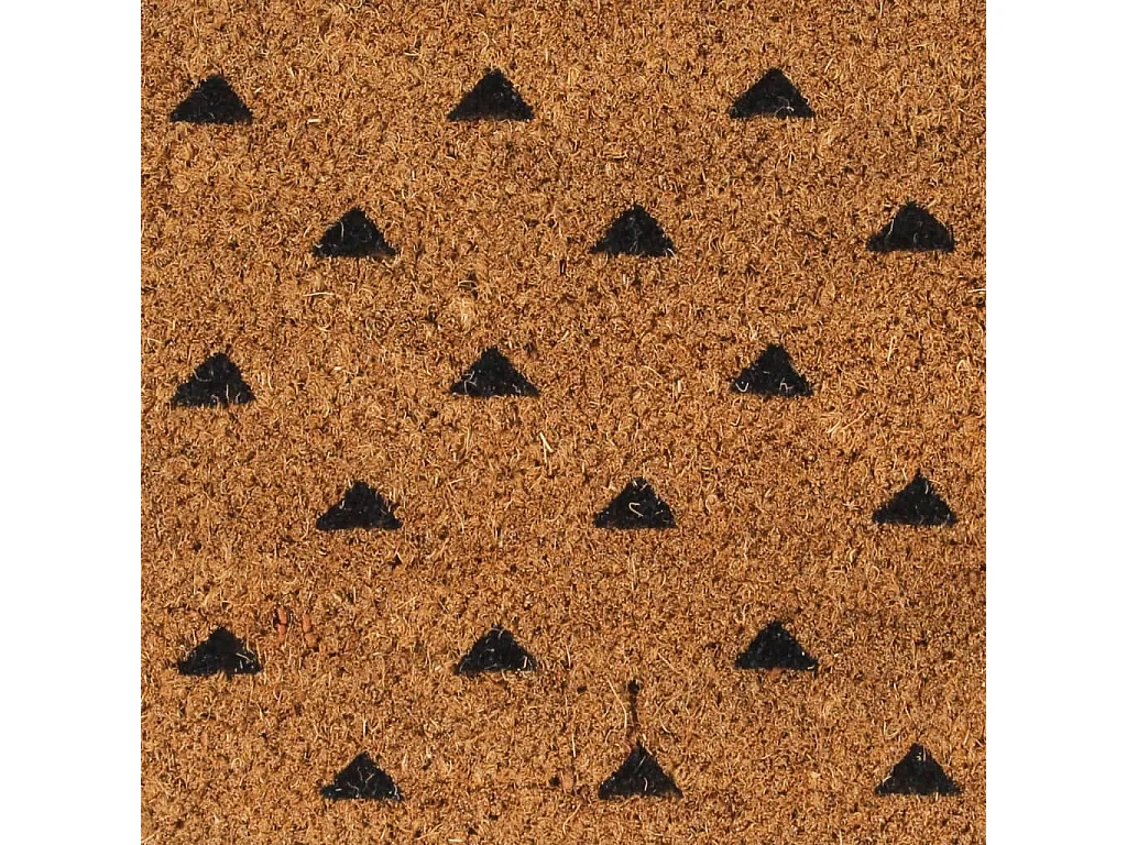 Zerbino naturale 45x75 cm in fibra di cocco capitonnè