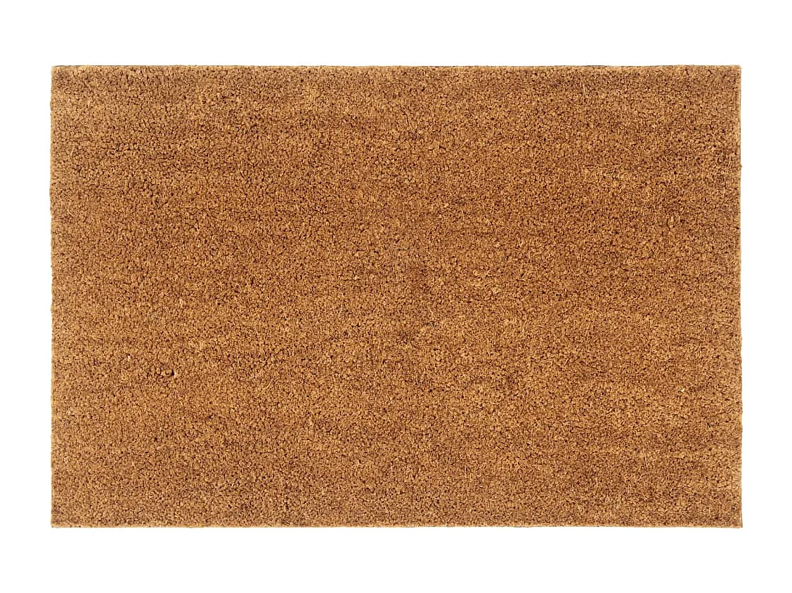 Tapis de porte naturel 60x90 cm fibre de coco touffeté