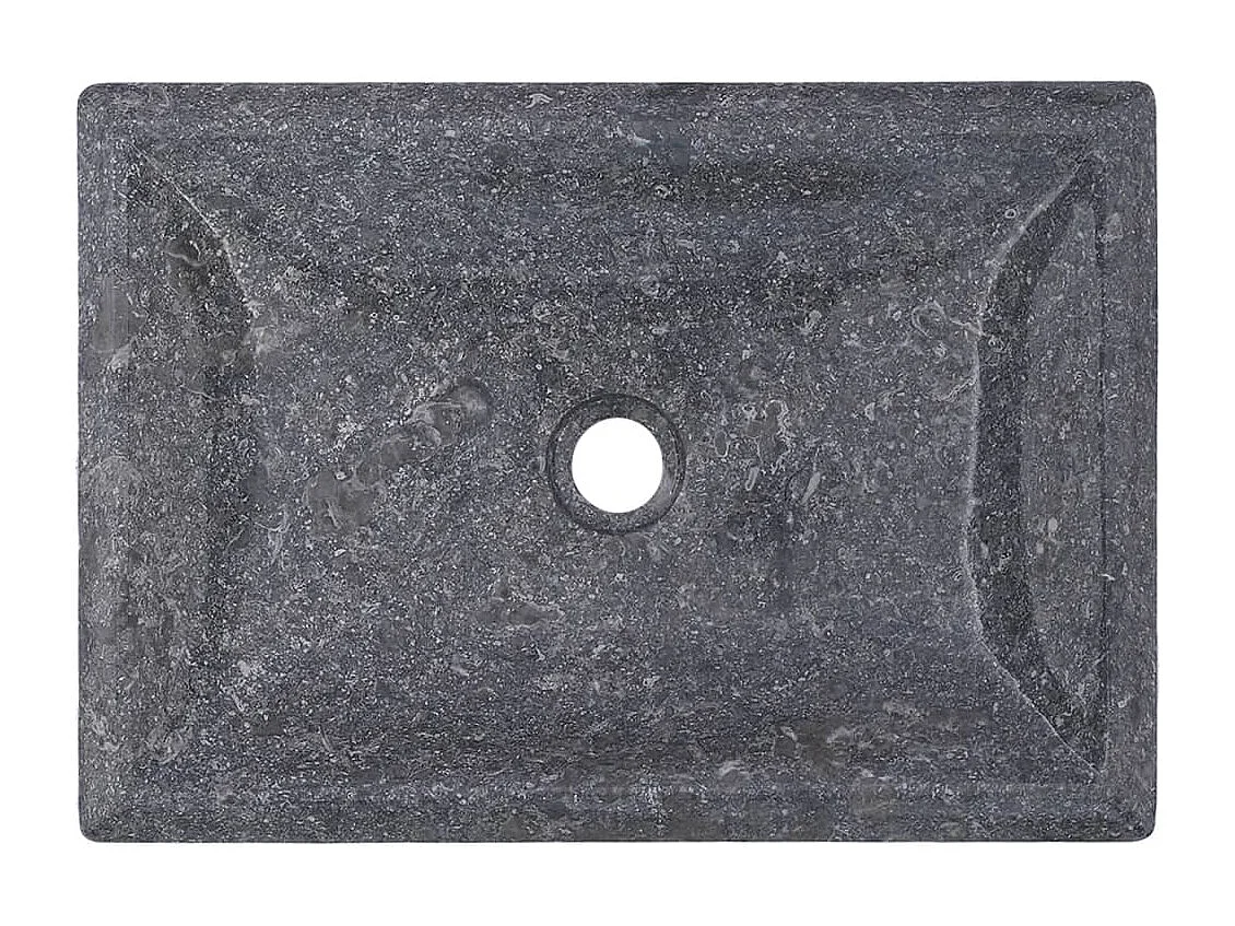 Lavabo Gris 50x35x10 cm Marbre