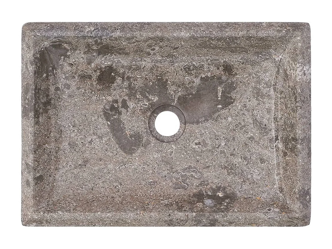 Lavabo Gris 50x35x10 cm Marbre
