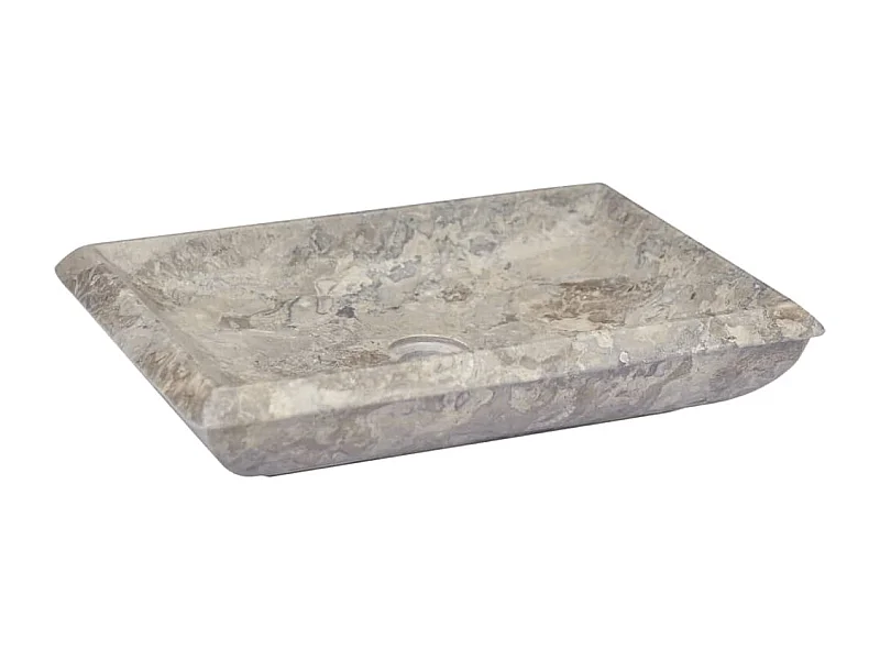 Grijze Wastafel 50x35x10 cm Marmer