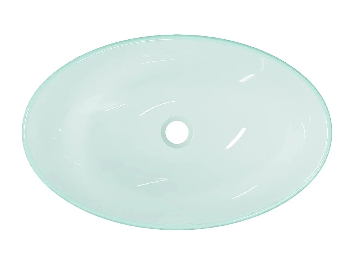 Wastafel Gehard glas 54,5x35x15,5 cm Mat