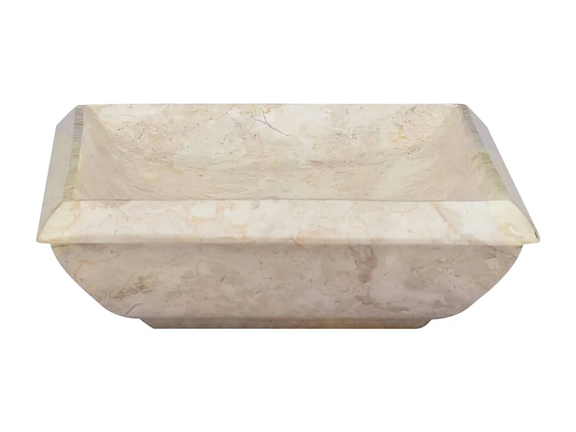 Lavabo Crema 50x35x10 cm Mármol