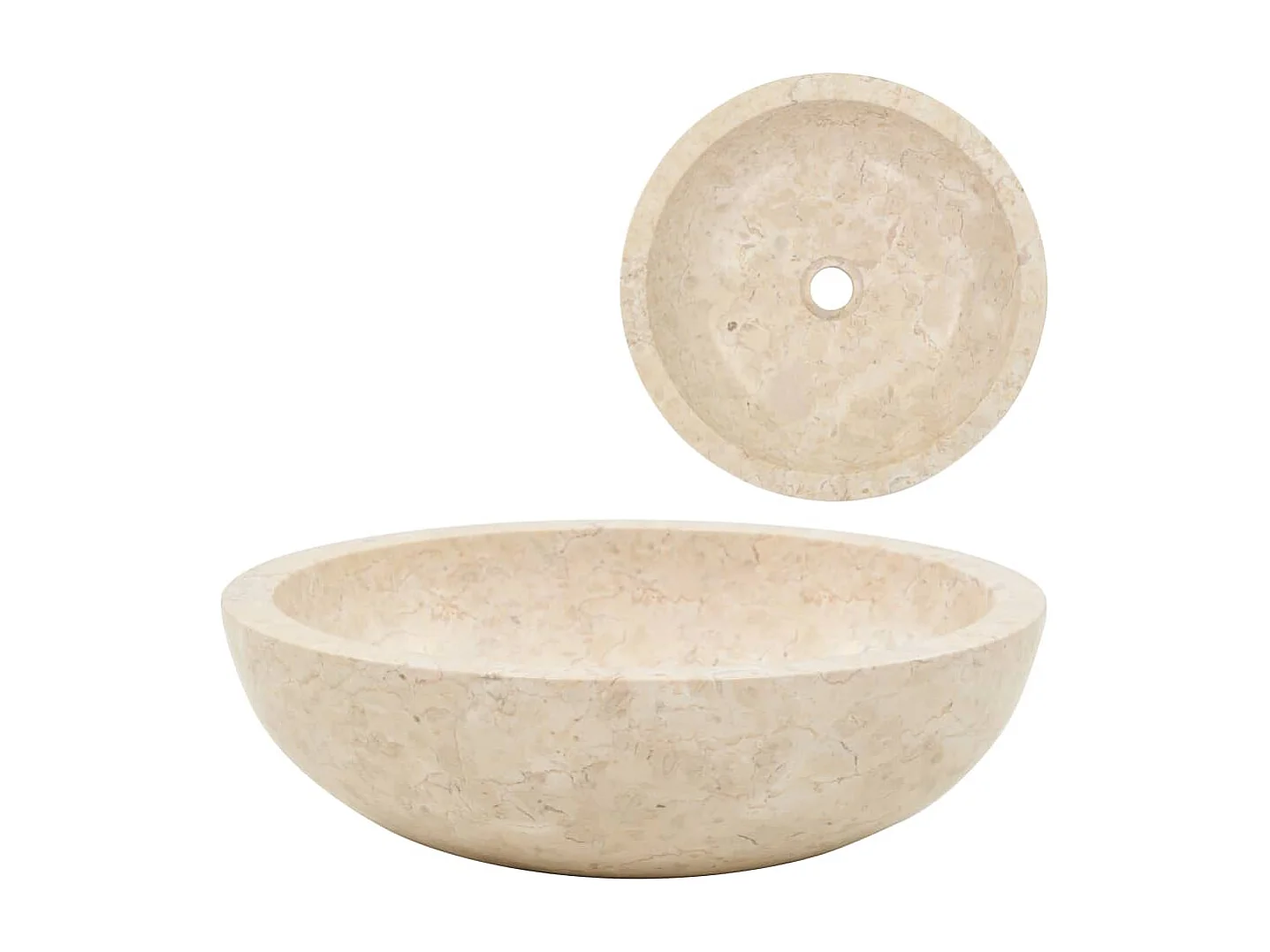 Lavello 40 x 12 cm Marmo Crema