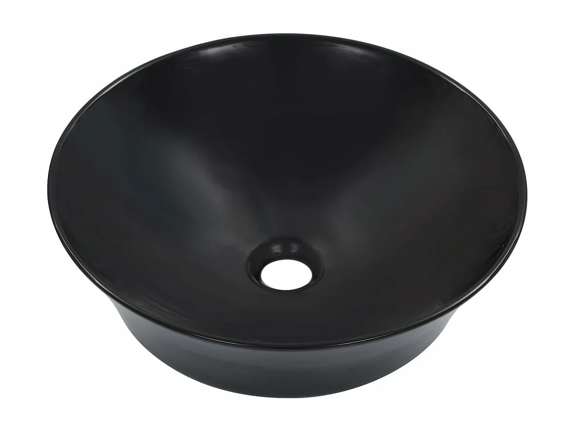 Lavabo 41x12,5 cm Céramique Noir