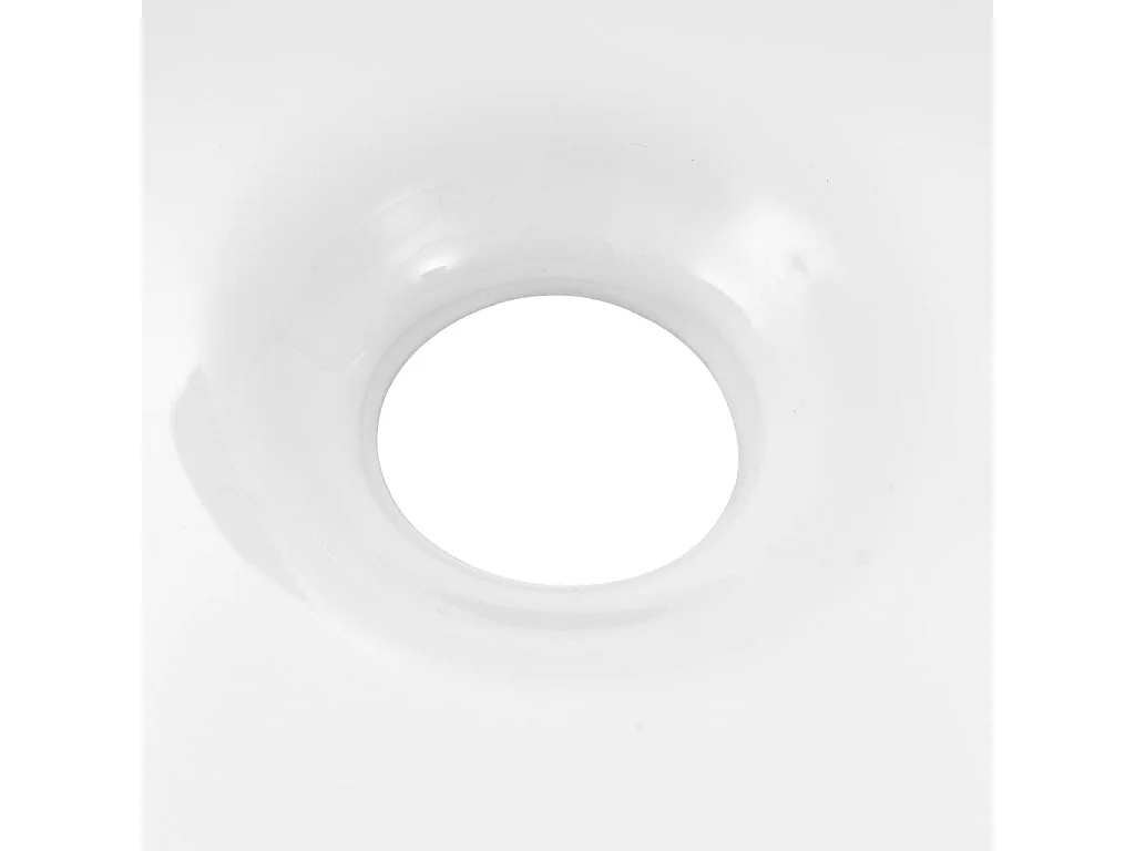 Évier triangulaire Céramique Blanc 645 x 455 x 115 mm