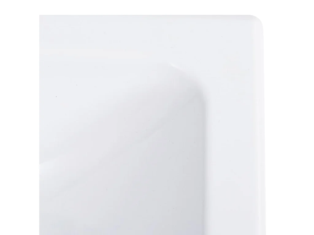 Lavabo 400x220x90 mm SMC Blanc