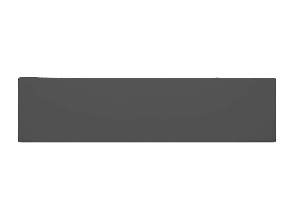 Pia de banheiro com transbordamento Cerâmica Cinza escuro