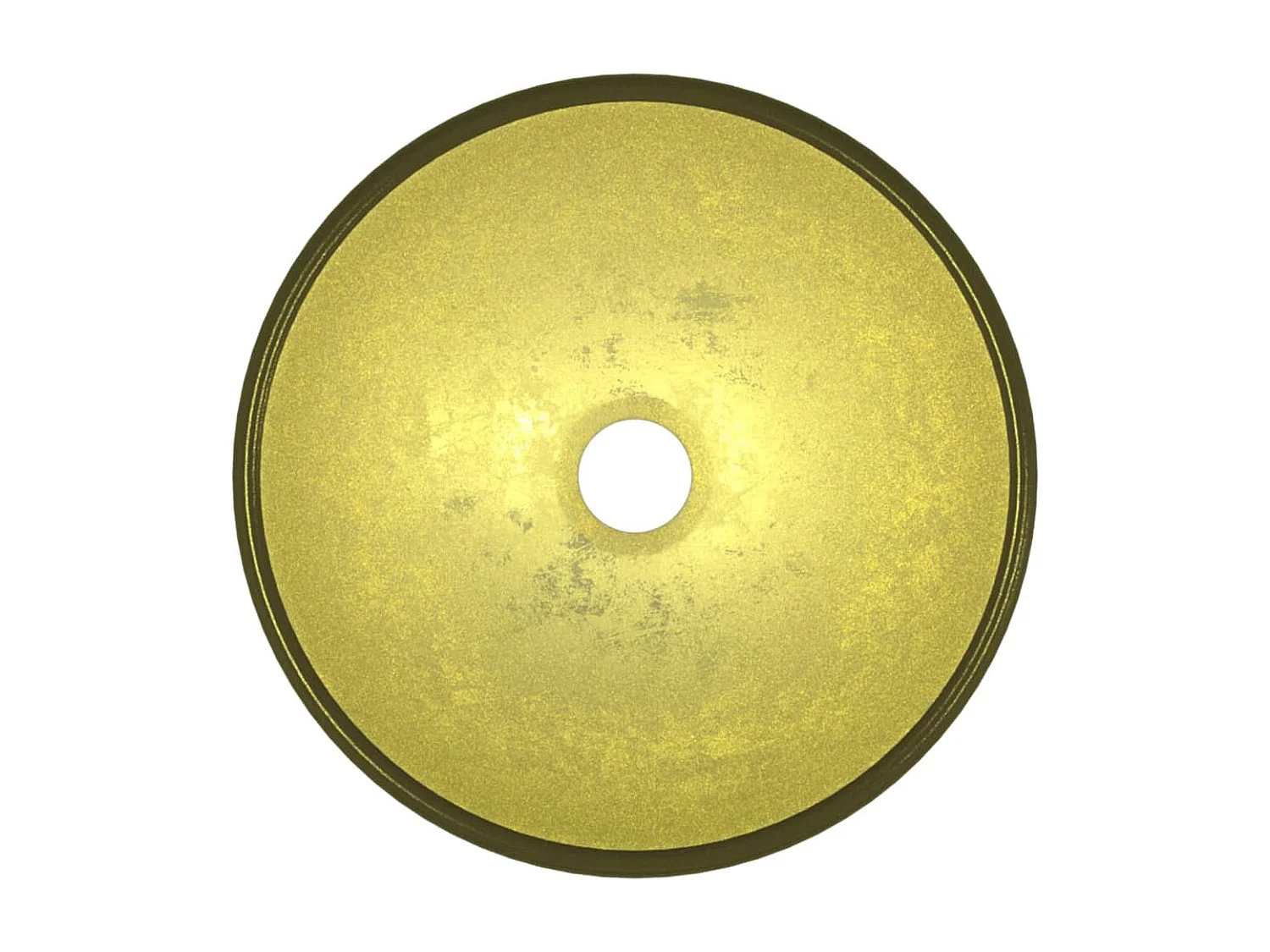 Lavabo in Vetro Temperato 30x12 cm Oro