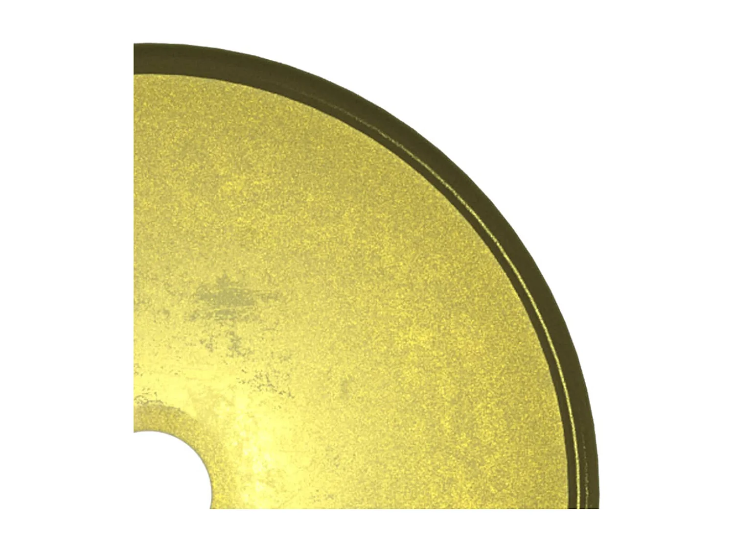 Lavabo in Vetro Temperato 30x12 cm Oro