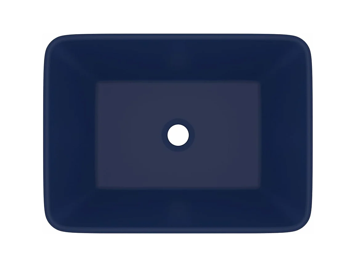 Fregadero de lujo Azul oscuro mate 41x30x12 cm Cerámica