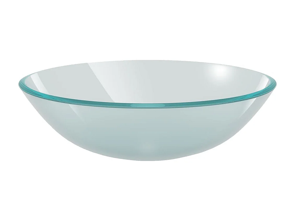 Lavabo de baño con grifo y desagüe push-pull Vidrio templado