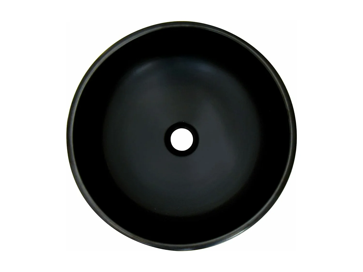 Lavabo da appoggio rotondo multicolor in ceramica Φ41x14 cm