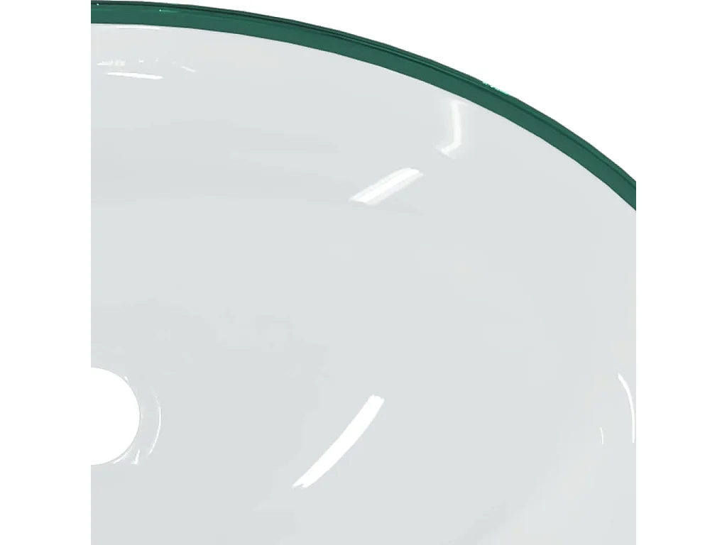 Lavabo Verre trempé 54,5x35x15,5 cm Transparent