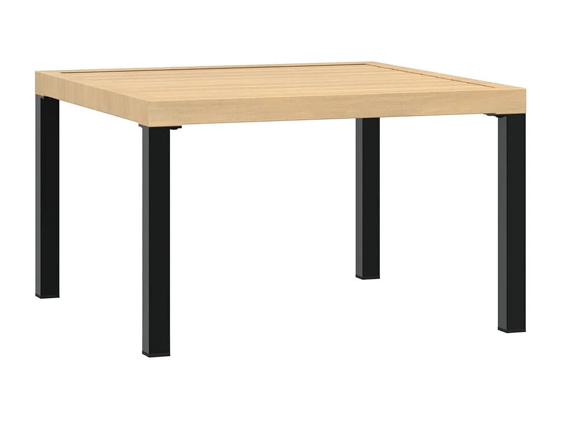 Set Divani da Giardino 4 pz con Cuscini in Alluminio Nero