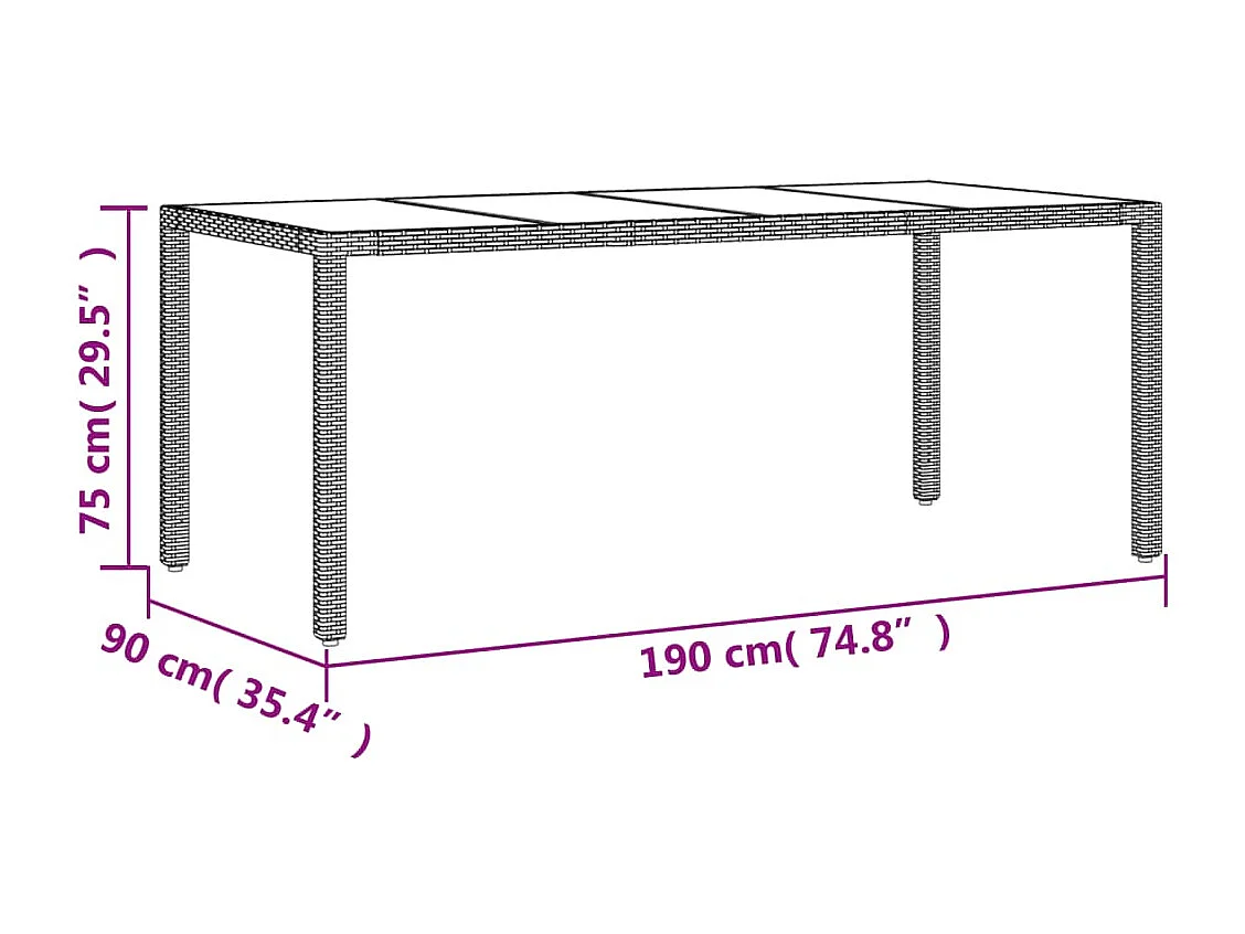 Ensemble à manger de jardin et coussins 9 pcs noir rotin acacia