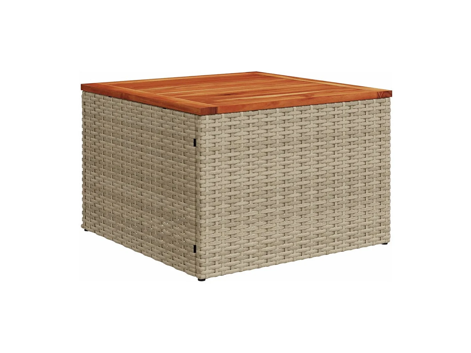 Salon de jardin et coussins 10 pcs mélange beige résine tressée