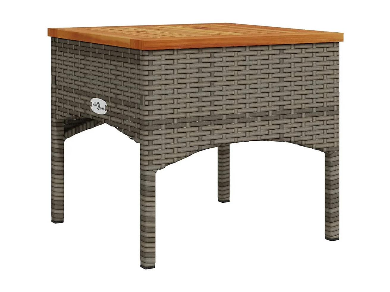 Salon de jardin avec coussins 3 pcs gris résine tressée