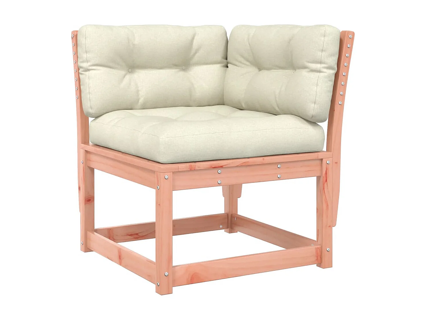 Set Divani Giardino 5 pz con Cuscini Legno Massello di Douglas