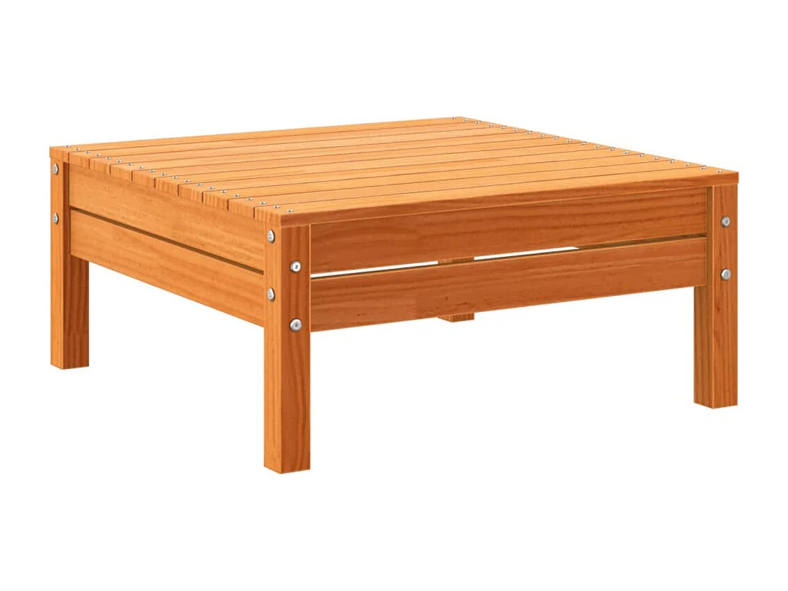 Set Divani Giardino 8 pz con Cuscini Marrone Cera Massello Pino