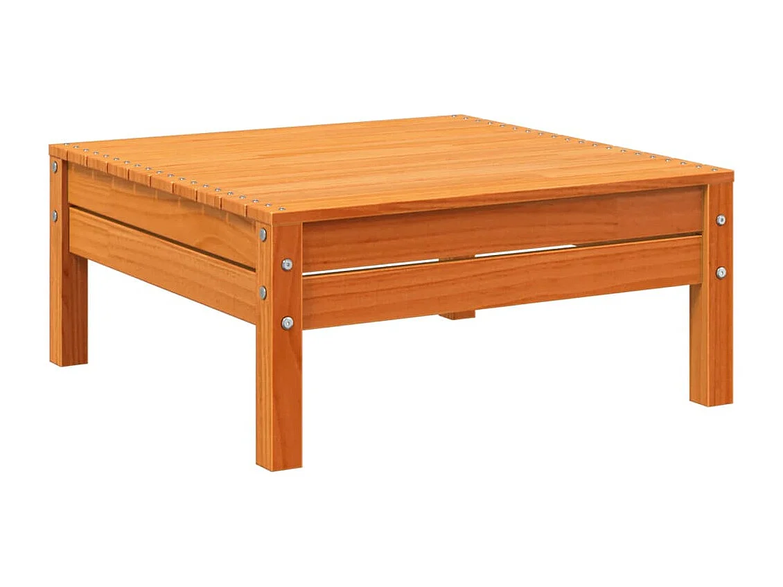 Set Divani Giardino 8 pz con Cuscini Marrone Cera Massello Pino