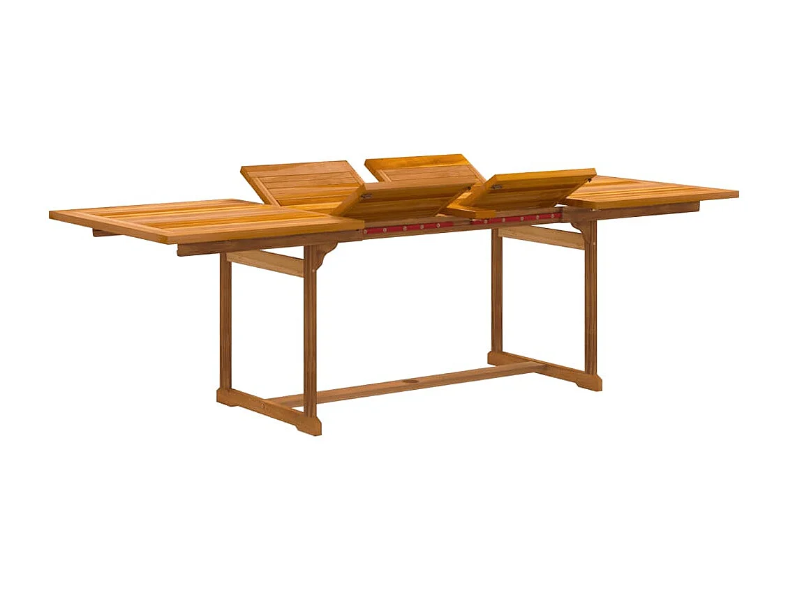 Set Pranzo da Giardino 7pz Legno Massello di Acacia e Textilene